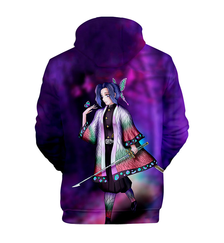 『鬼滅の刃』グッズ パーカー フード付き カジュアル スウェット アニメ 3Dプリント 長袖 プルオーバー 大人気 個性 冬服 おしゃれ イベント 衣装 男女兼用-6