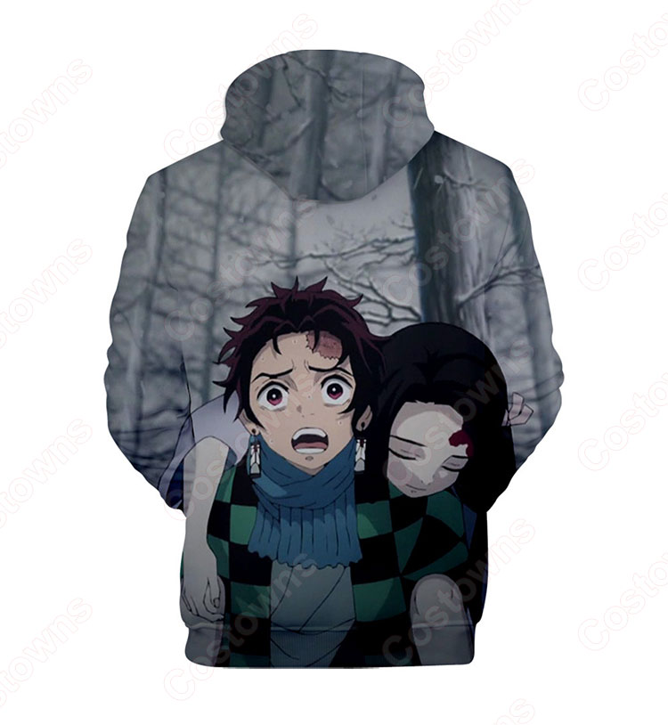 『鬼滅の刃』グッズ パーカー フード付き カジュアル スウェット アニメ 3Dプリント 長袖 プルオーバー 大人気 個性 冬服 暖かい かわいいトップス おしゃれ イベント 衣装 男女兼用-21