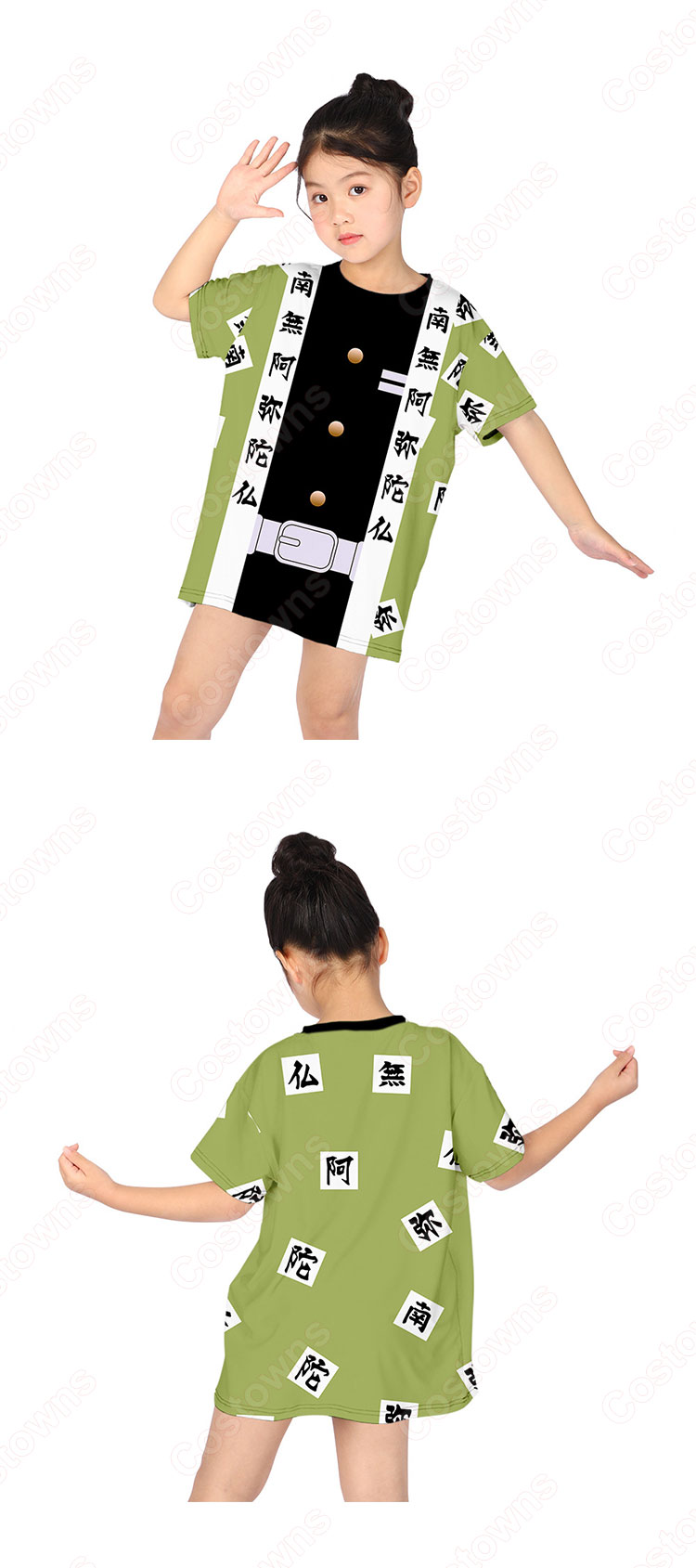 鬼滅の刃 子供服 夏用 半袖 Tシャツ キッズ かわいい 柔らかい 男の子 女の子 男女兼用 記念シャツ Tシャツ 誕生日 プレゼント 100-160cm-10