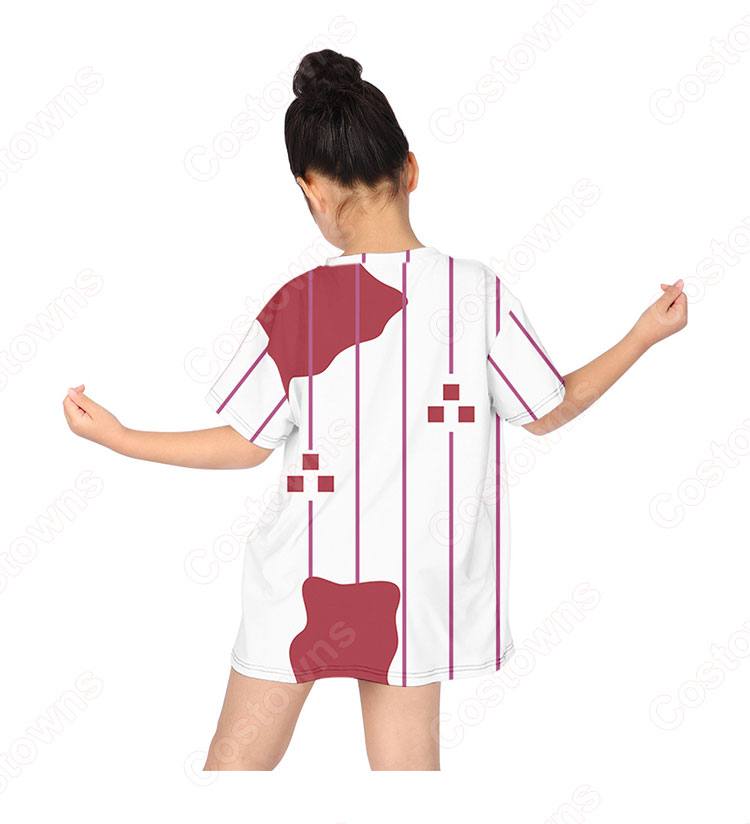 鬼滅の刃 子供服 夏用 半袖 Tシャツ キッズ かわいい 柔らかい 男の子 女の子 男女兼用 記念シャツ Tシャツ 誕生日 プレゼント 100-160cm-16