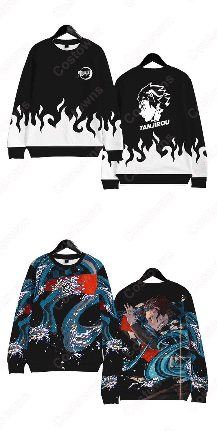 『鬼滅の刃』グッズ 長袖 Tシャツ アニメ 3Dプリント 記念シャツ カジュアルなシャツ おしゃれ ティーシャツ キッズ イベント 衣装 誕生日 プレゼント お勧め-5