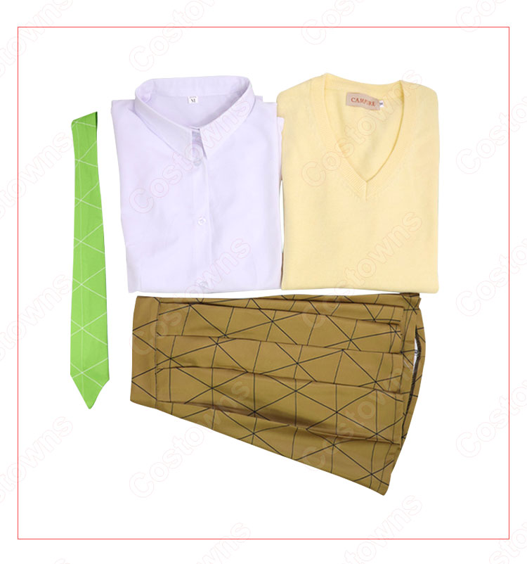 我妻善逸 胡蝶しのぶ コスプレ衣装 【鬼滅の刃 番外編】cosplay あがつまぜんいつ こちょうしのぶ 制服-5