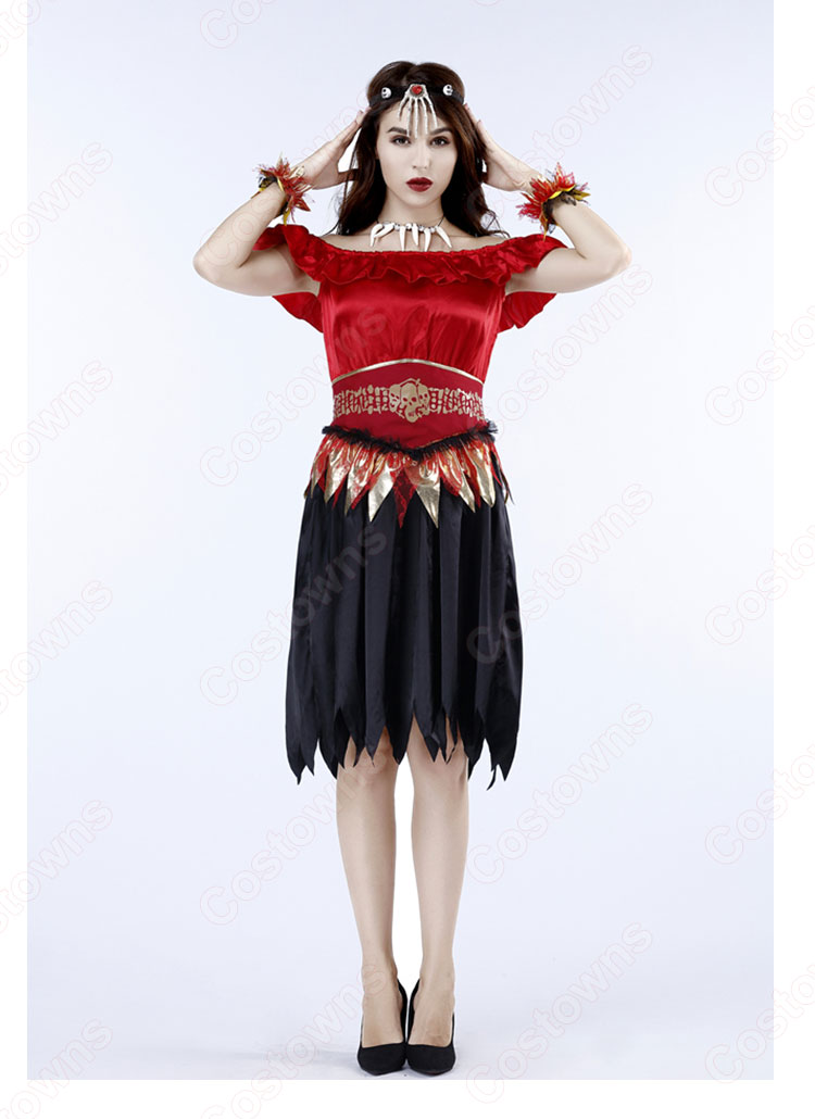 ハロウィン 吸血鬼 コスチューム ゴーストブライド 魔女 コスプレ 衣装 レディース 大人用 女性用 変装 仮装-4