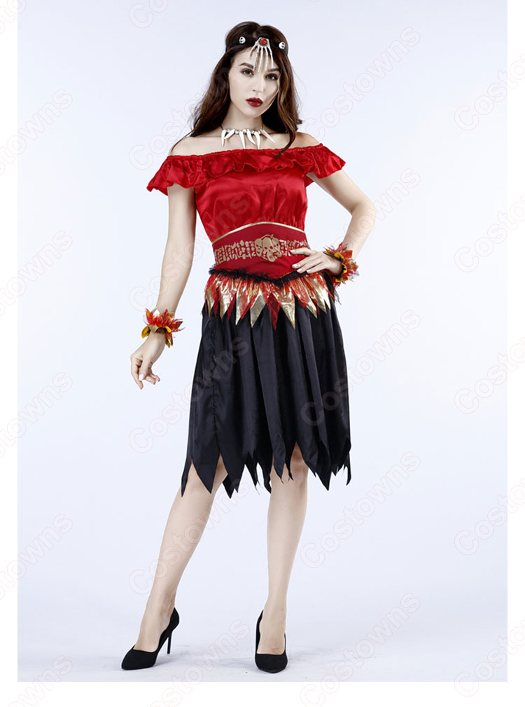 ハロウィン 吸血鬼 コスチューム ゴーストブライド 魔女 コスプレ 衣装 レディース 大人用 女性用 変装 仮装-2