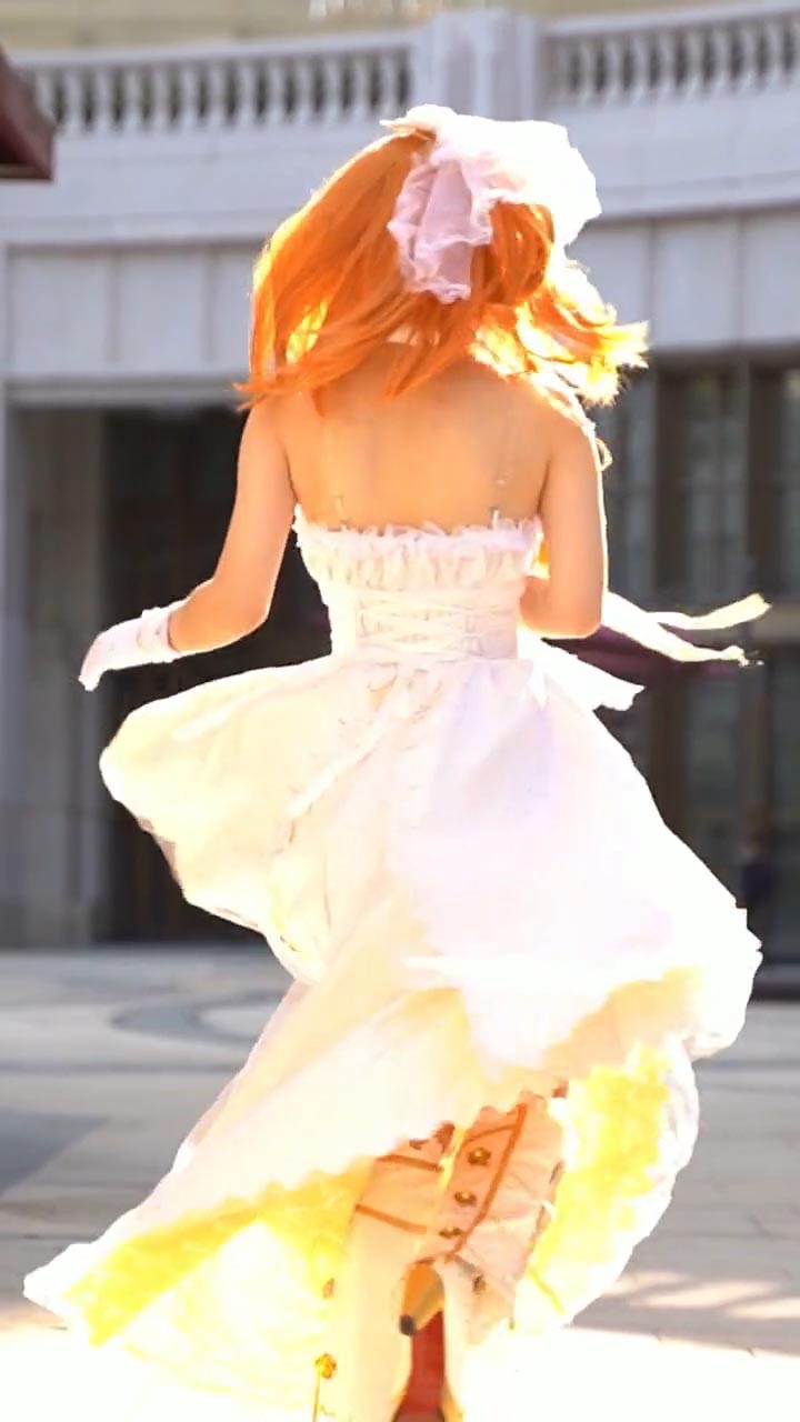 【コスプレ】Love Live!(ラブライブ!) 高坂穂乃果 花嫁の結婚式-9