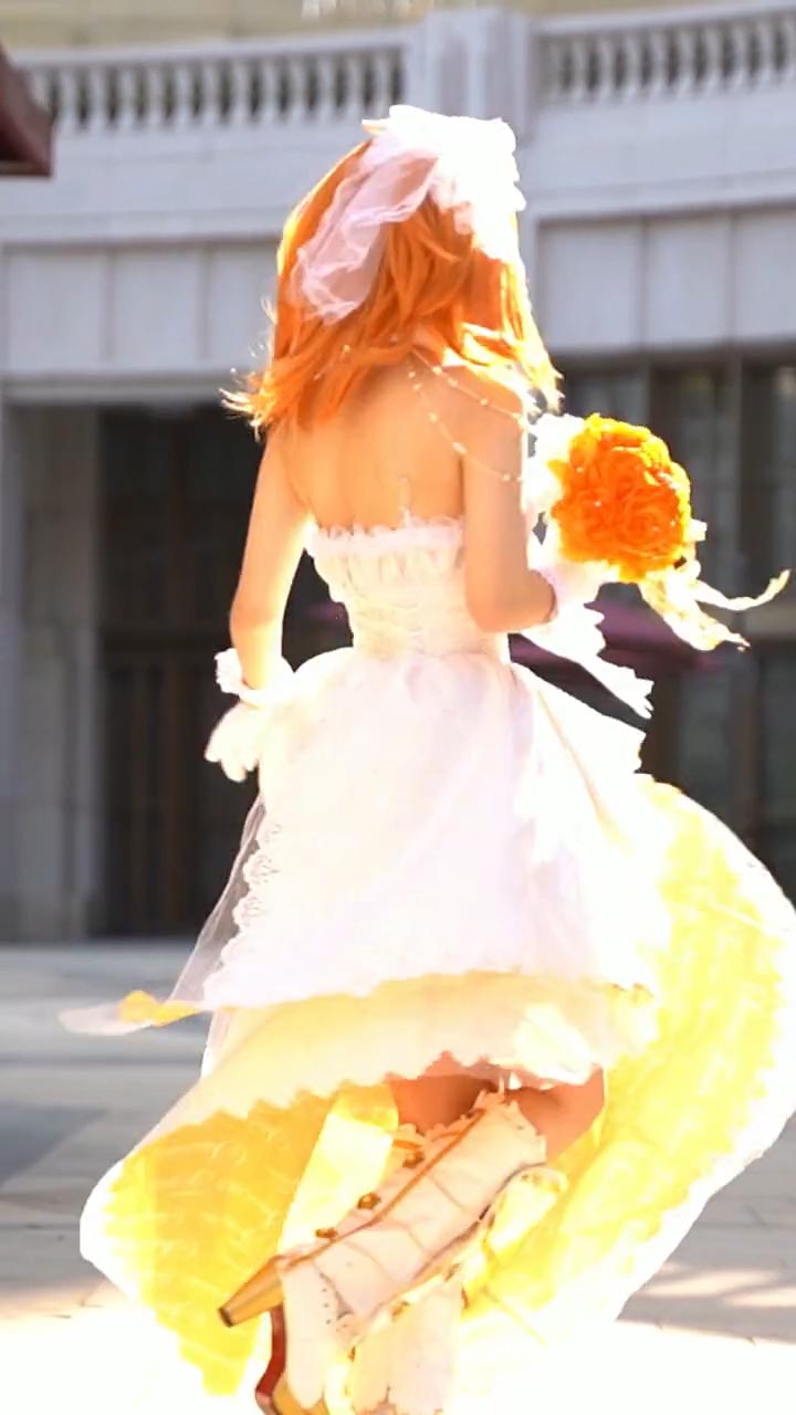 【コスプレ】Love Live!(ラブライブ!) 高坂穂乃果 花嫁の結婚式-8