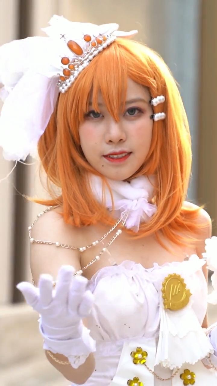 【コスプレ】Love Live!(ラブライブ!) 高坂穂乃果 花嫁の結婚式-17