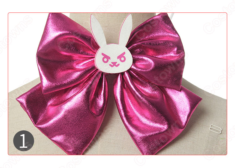 オーバーウォッチ( Overwatch) D.VA(ディーバ)風 コスプレ衣装 セクシーなバニーガール コスチューム-10