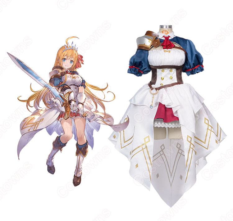 『プリンセスコネクト!Re:Dive』のペコリーヌ(ユースティアナ・フォン・アストライア)コスプレ衣装 アニメ イベント 変装 仮装 コスチューム-6