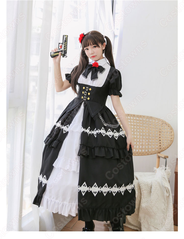 【一部予約販売中】 デート・ア・ライブ コスプレ衣装 (ロリィタ) ロリータ 時崎狂三 コスプレ衣装