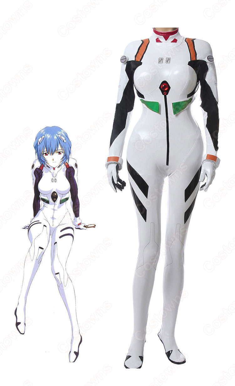 ヱヴァンゲリヲン新劇場版:破 綾波レイ 戦闘服 レオタード EVA コスプレ 衣装 コスチューム-3
