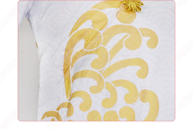 白黒無常 謝必安(白無常) 残花の涙 コスプレ衣装 『IdentityⅤ（第五人格/アイデンティティ5）』の登場人物の仮装 コスチューム 鬼使い しろくろむじょう-7