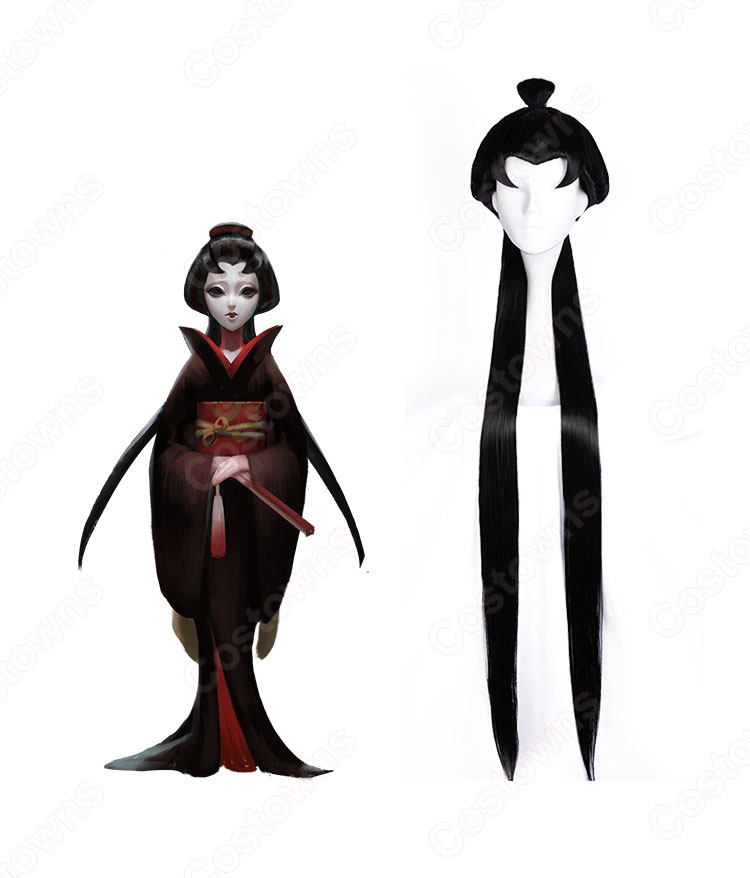 IdentityⅤ 第五人格 芸者 美智子 紅蝶 コスプレウィッグ アイデンティティファイブ 女性ハンター コスプレ wig-5