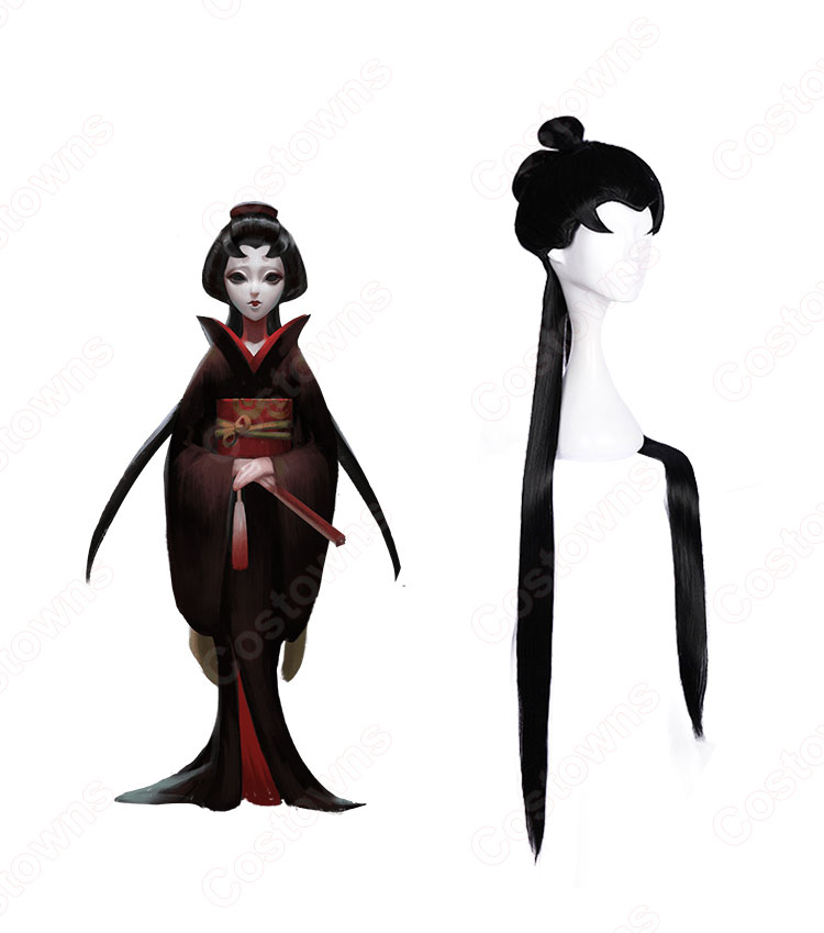 IdentityⅤ 第五人格 芸者 美智子 紅蝶 コスプレウィッグ アイデンティティファイブ 女性ハンター コスプレ wig-6