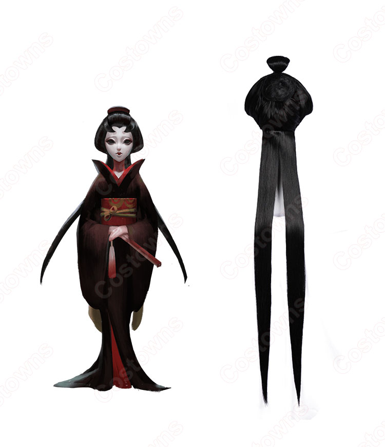 IdentityⅤ 第五人格 芸者 美智子 紅蝶 コスプレウィッグ アイデンティティファイブ 女性ハンター コスプレ wig-7