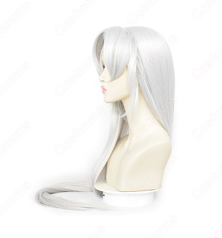 ハンター 黒無常 范無咎(ファンウジン) 残花の涙 ウィッグ コスプレ用 アイデンティティ5（第五人格 Identity V） 「演繹の星」 コスプレ道具 クリスマス プレゼント-3