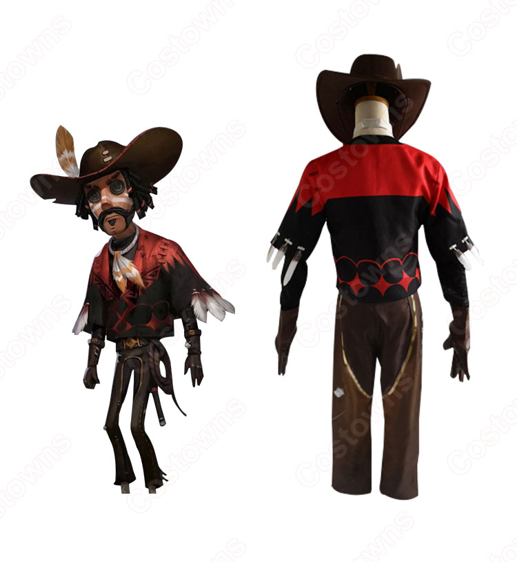 【サバイバー】 カウボーイ カヴィン・アユソ コスプレ衣装 帽子付き 初期衣装 『Identity5 第五人格』cosplay クリスマス 文化祭 学園祭 写真撮影-3