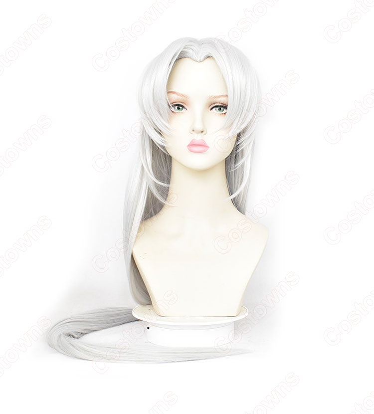 ハンター 黒無常 范無咎(ファンウジン) 残花の涙 ウィッグ コスプレ用 アイデンティティ5（第五人格 Identity V） 「演繹の星」 コスプレ道具 クリスマス プレゼント-2