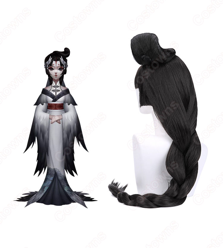 アイデンティティV 芸者(紅蝶) 鶴 ウィッグ【IdentityV 第五人格