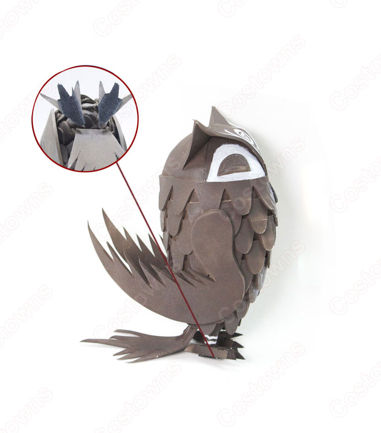 アイデンティティV  占い師 イライ・クラーク 初期衣装 使い鳥 コスプレ用道具【IdentityV 第五人格】 cosplay  役い鳥/フクロウ/梟/小物 道具-3