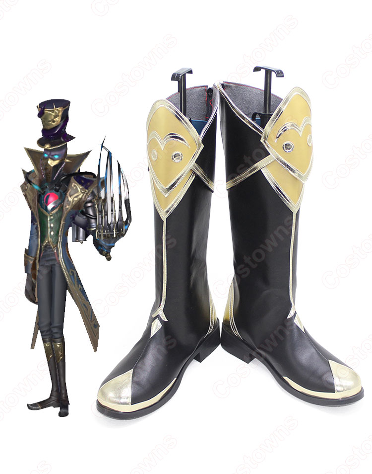 送料無料!! IdentityV 第五人格 リッパー(ジャック) 邪眼の宿主 コスプレ靴/ブーツ アイデンティティV COSPLAY 靴 道具 ハロウィーンやアニメの展示会に適-1