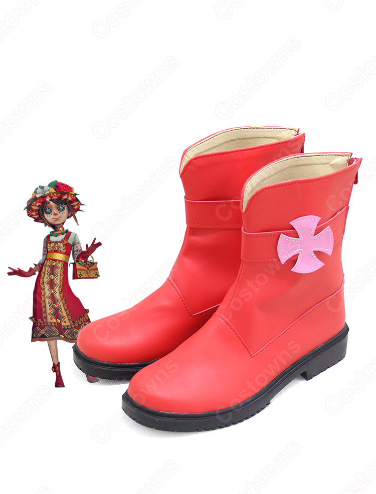 庭師(エマ・ウッズ) 羅刹緋春 コスプレ靴 コスプレブーツ アイデンティティV【第五人格 IdentityV】 ゲーム風 ブーツ 靴 COSPLAY 道具-1