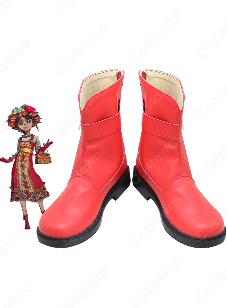 庭師(エマ・ウッズ) 羅刹緋春 コスプレ靴 コスプレブーツ アイデンティティV【第五人格 IdentityV】 ゲーム風 ブーツ 靴 COSPLAY 道具-4