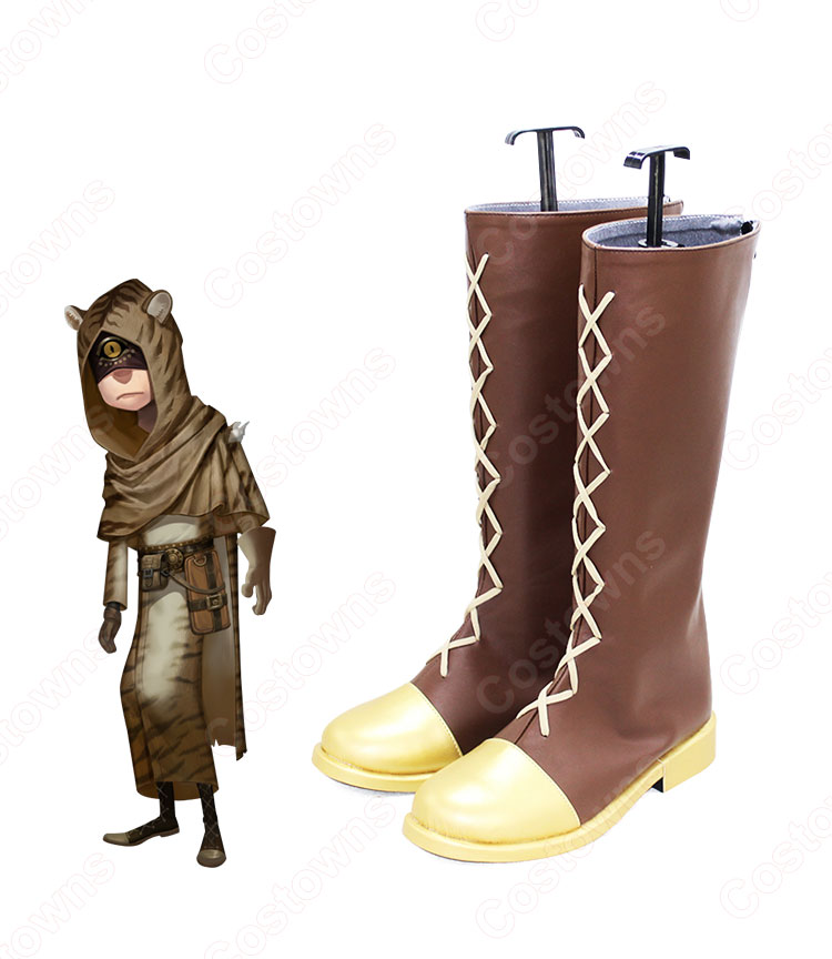 激安!! 占い師 イライ・クラーク 人間になりたい虎 コスプレ靴 ブーツ アイデンティティV【IdentityV 第五人格】サバイバー スキン 靴 道具 ハロウィーンやアニメの展示会に適-2