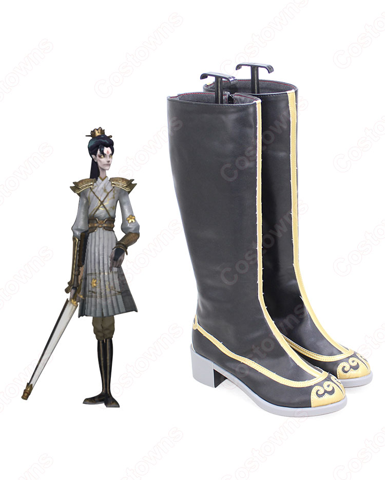 IdentityV 第五人格 白黒無常 謝必安 東風遙 コスプレ靴/ブーツ イデンティティV COSPLAY ハンター スキン 靴 道具 オーダメイド可-6