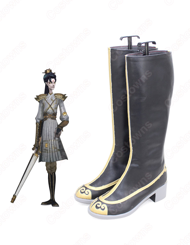 IdentityV 第五人格 白黒無常 謝必安 東風遙 コスプレ靴/ブーツ イデンティティV COSPLAY ハンター スキン 靴 道具 オーダメイド可-3