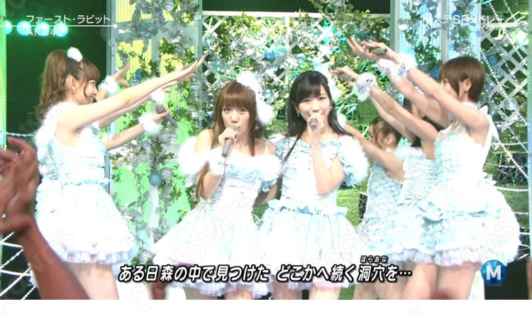 AKB48 大島優子 渡辺麻友 柏木由紀 高橋みなみ 篠田麻里子 ファースト・ラビット (First Rabbit) ギンガムチェック コスプレ衣装 アイドル衣装 ステージ服 舞台 ハロウィン クリスマス-2