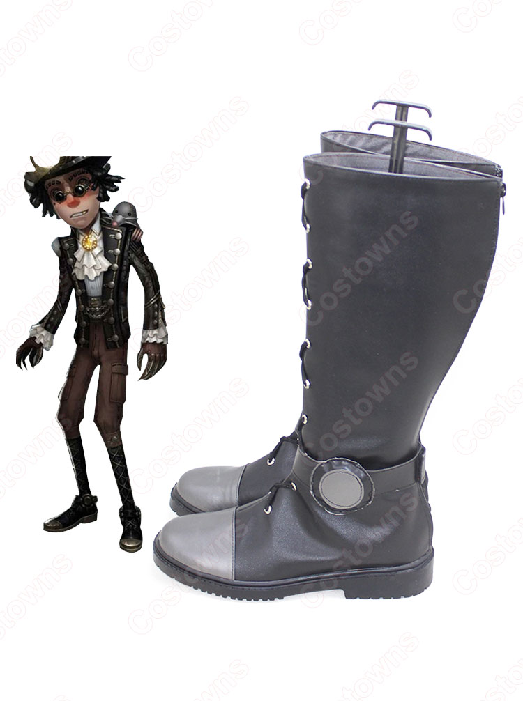 送料無料！！探鉱者(ノートン・キャンベル) モグラ 風 コスプレ靴 アイデンティティV 【IdentityV 第五人格】サバイバー スキン コスプレ 靴/シューズ/ブーツ コスプレ用 仮装 道具 男女兼用 オーダメイド可-3