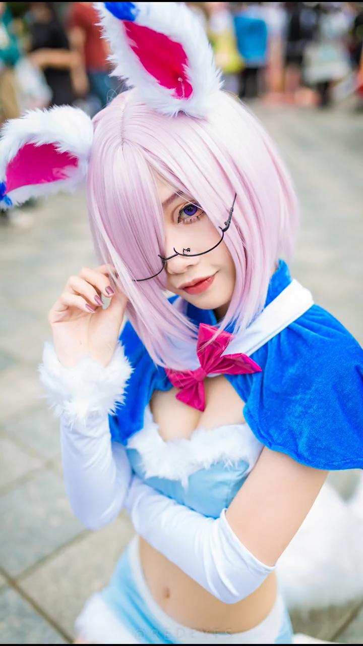 【コスプレ】バニーガール x 眼鏡っ娘 マシュ・キリエライト(Fate/GrandOrder)-5