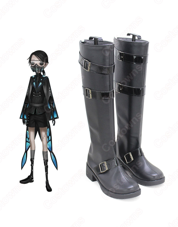 送料無料!!納棺師 カール 精霊 感染者 風 コスプレ靴 アイデンティティV 【IdentityV 第五人格】サバイバー イソップ・カール スキン コスプレ 靴/シューズ/ブーツ コスプレ用 仮装 道具 男女兼用 オーダメイド可-4