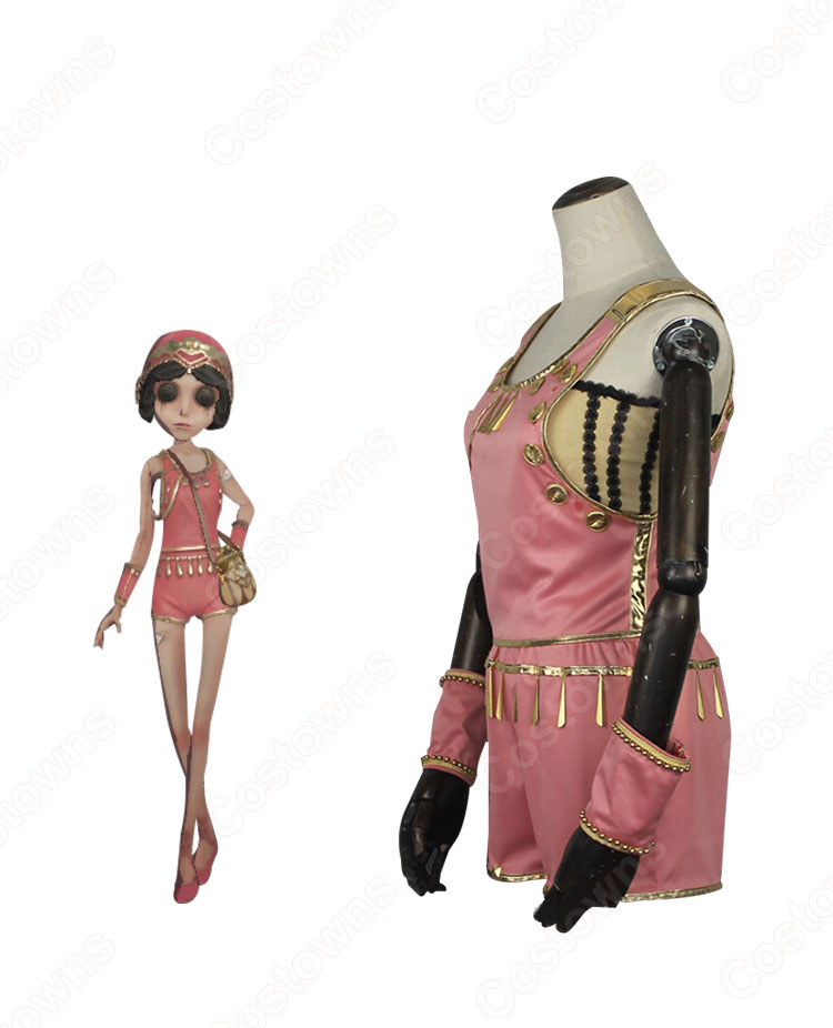 アイデンティティV サバイバー 踊り子(マルガレータ・ツェレ) 初期衣装 コスプレ衣装 帽子付き【IdentityV 第五人格】コス服 通販 バッグ 靴揃い-4