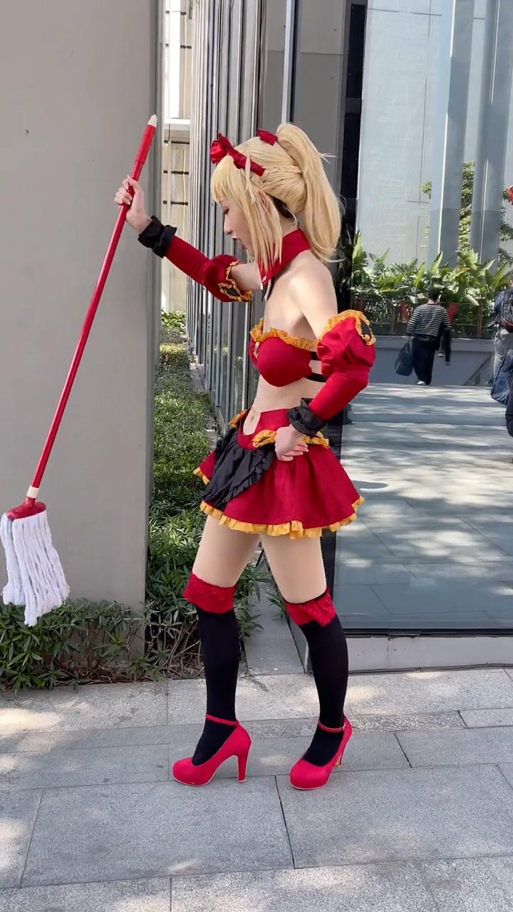 【コスプレ】モードレッド x メイド  (Fate)-3