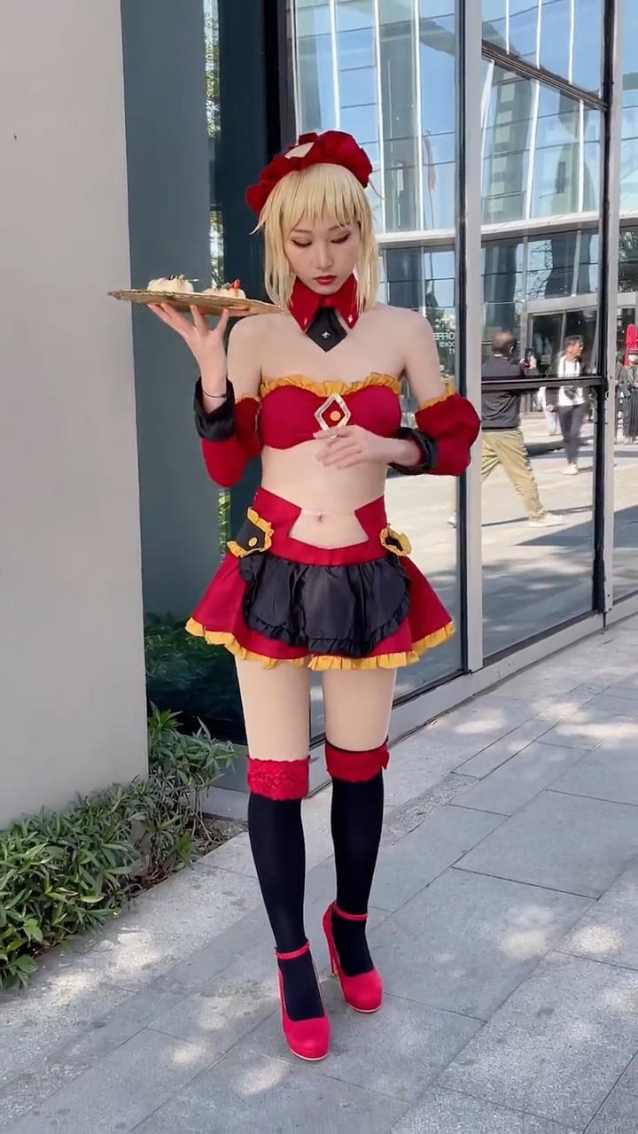 【コスプレ】モードレッド x メイド  (Fate)-6