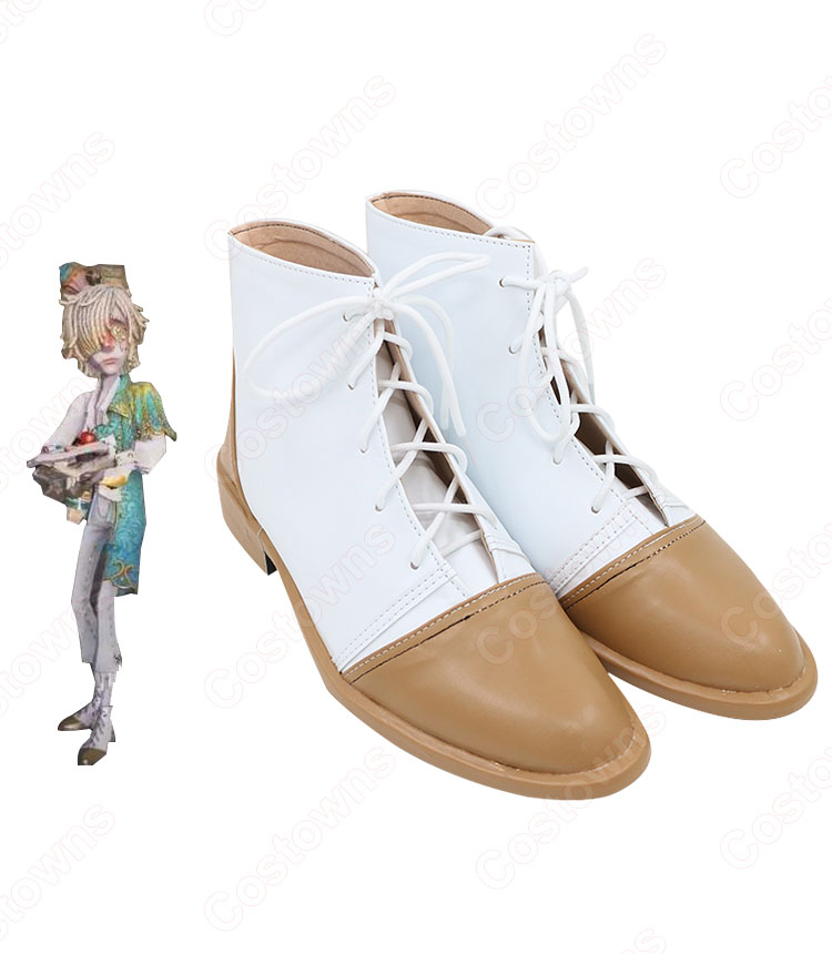 アイデンティティV 墓守(アンドルー・クレス) チーズ コスプレ靴 コスプレシューズ【IdentityV 第五人格】サバイバー スキン 靴 道具 男女兼用-4