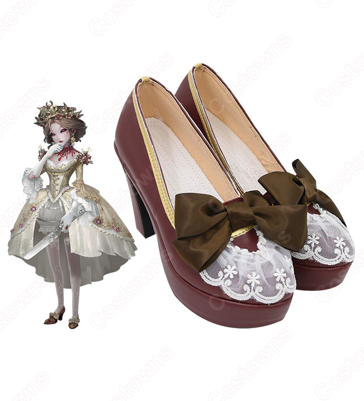 送料無料!! 血の女王(マリー) 血祭り コスプレ靴 コスプレシューズ ハイヒール アイデンティティV 【IdentityV 第五人格】ハンター スキン 靴 道具 男女兼用-2