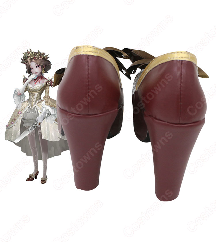 送料無料!! 血の女王(マリー) 血祭り コスプレ靴 コスプレシューズ ハイヒール アイデンティティV 【IdentityV 第五人格】ハンター スキン 靴 道具 男女兼用-3