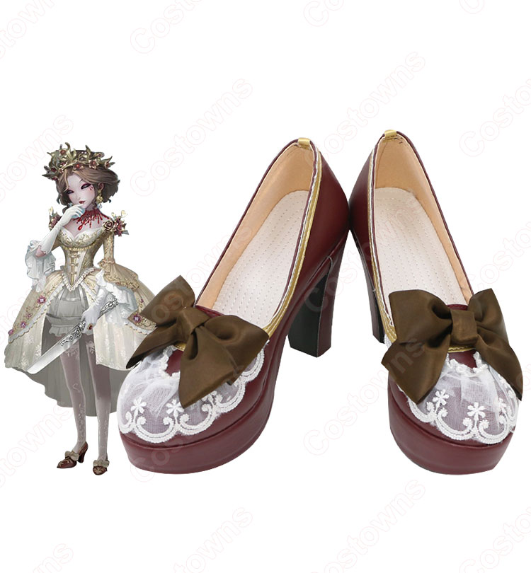 送料無料!! 血の女王(マリー) 血祭り コスプレ靴 コスプレシューズ ハイヒール アイデンティティV 【IdentityV 第五人格】ハンター スキン 靴 道具 男女兼用-1