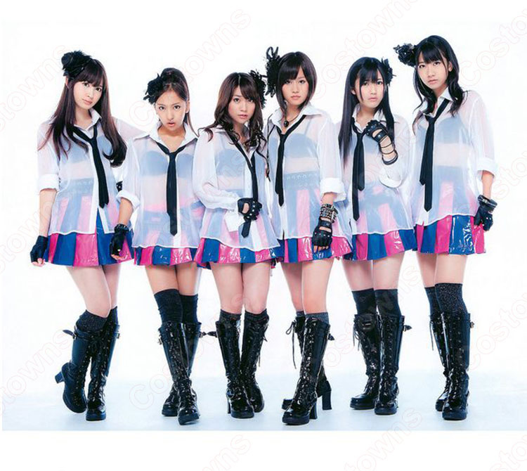 AKB48 Beginner(ビギナー) MV衣装 コスプレ・仮装・変装衣装 オーダーメイド シャツ AKB48制服 ビギナー PV コス服 ダンス服-2