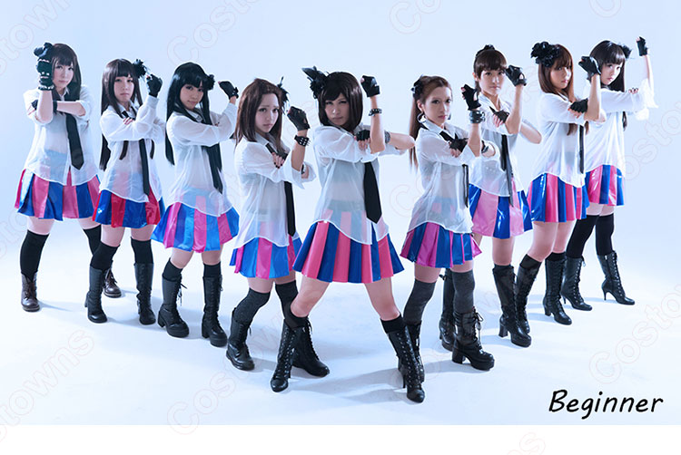 AKB48 Beginner(ビギナー) MV衣装 コスプレ・仮装・変装衣装 オーダーメイド シャツ AKB48制服 ビギナー PV コス服 ダンス服-1