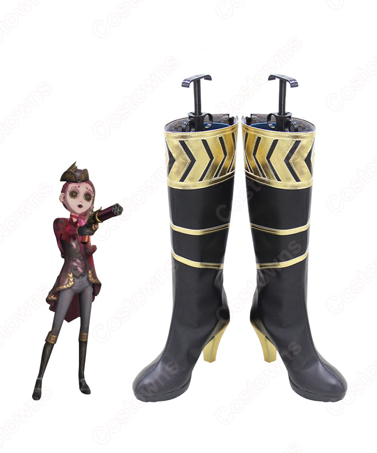 サバイバー 空軍 マーサ・べハムフィール 懐古 風 コスプレ靴 アイデンティティV【IdentityV 第五人格】コスプレ 靴/シューズ/ブーツ コスプレ用 仮装 道具 男女兼用 オーダメイド可-1