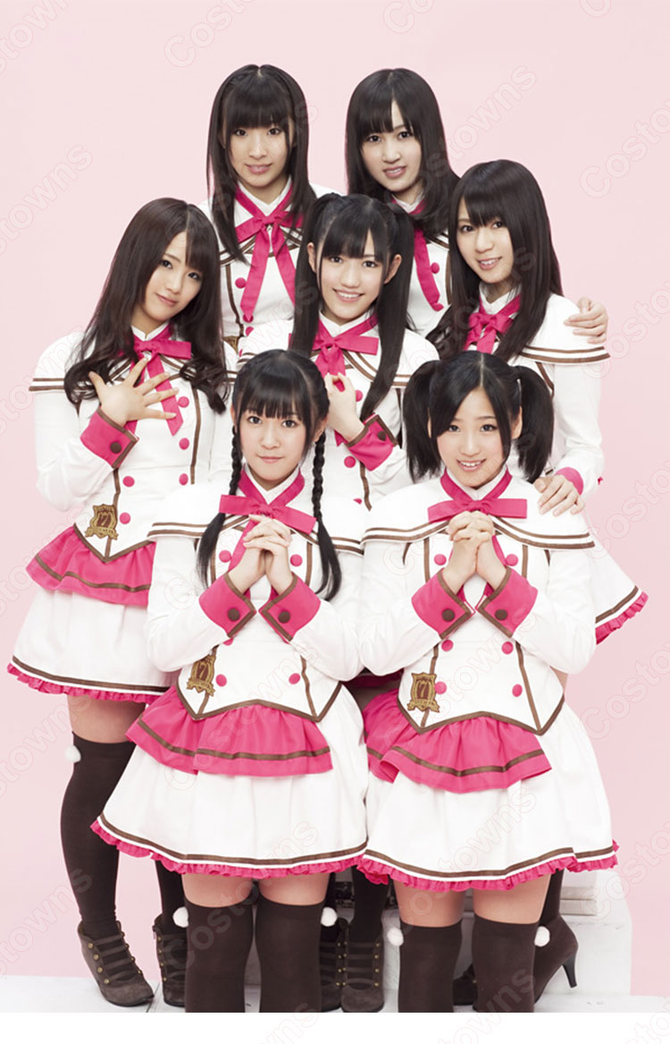 AKB48 渡り廊下走り隊7（わたりろうかはしりたいセブン） バレンタイン・キッス MV衣装 多田愛佳（おおた あいか）渡辺麻友（わたなべ まゆ） スプレ衣装-1