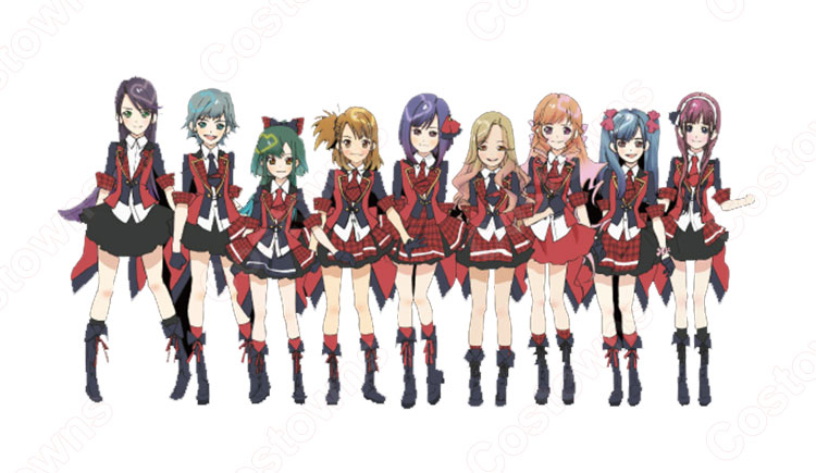 AKB0048 ゆきりん 6代目 柏木由紀 コスプレ衣装 かしわぎ ゆき PVコス服 アイドル制服 MV衣装-1