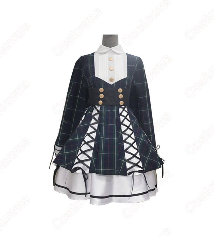 SHN48 AKB48 制服の羽根 チェック柄 コスプレ衣装 MV制服 PV