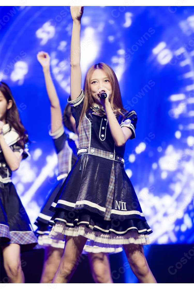 SNH48（エスエヌエイチ フォーティエイト） チームNII 7th Stage「愛の名前で」公演 ステージ服 コスプレ衣装 アイドル制服-4