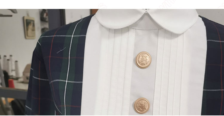 SHN48 AKB48 制服の羽根 チェック柄 コスプレ衣装 MV制服 PV コス服-3