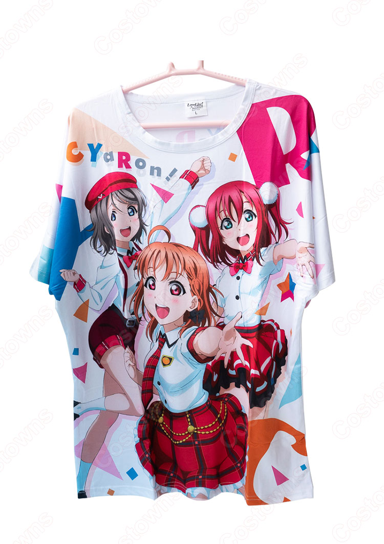 Love Live!（ラブライブ!）チョコレート色 半袖 Tシャツ - Costowns